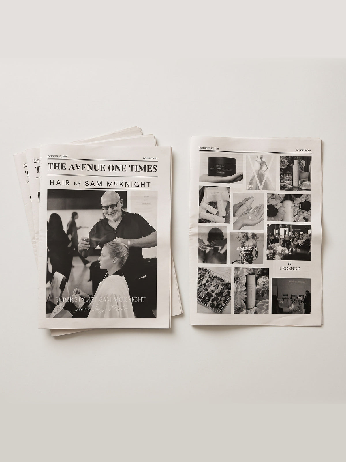 The Avenue One Times Ausgabe Hair by Sam McKnight, 4 Stück