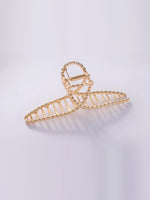 Haarspange Gold mit geflochtenem Design