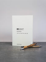 Insight Notizblock mit Kugelschreibern
