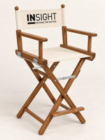 Insight Regiestuhl aus Holz mit Canvas