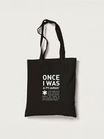 Insight Tote Bag Once I was a pyjamas in Schwarz
