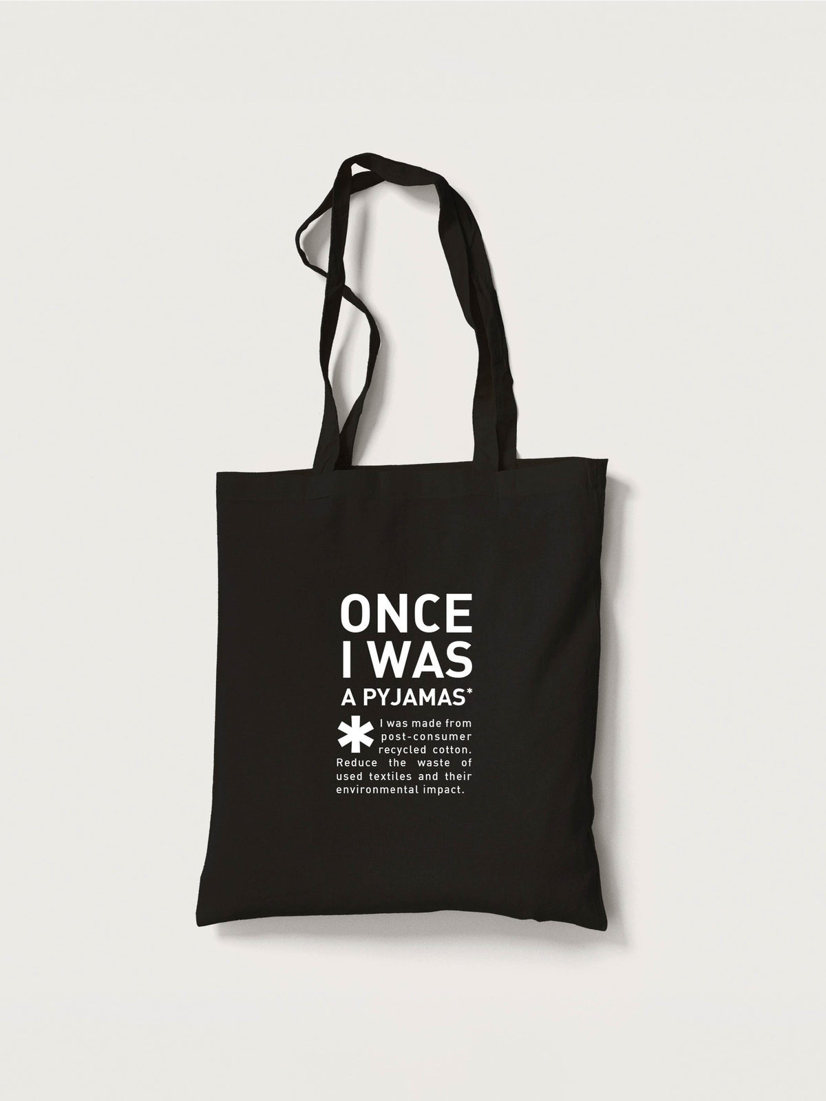 Insight Tote Bag Once I was a pyjamas in Schwarz