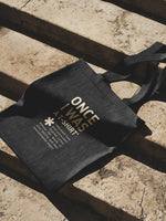 Insight Tote Bag Once I was a t-shirt Detail