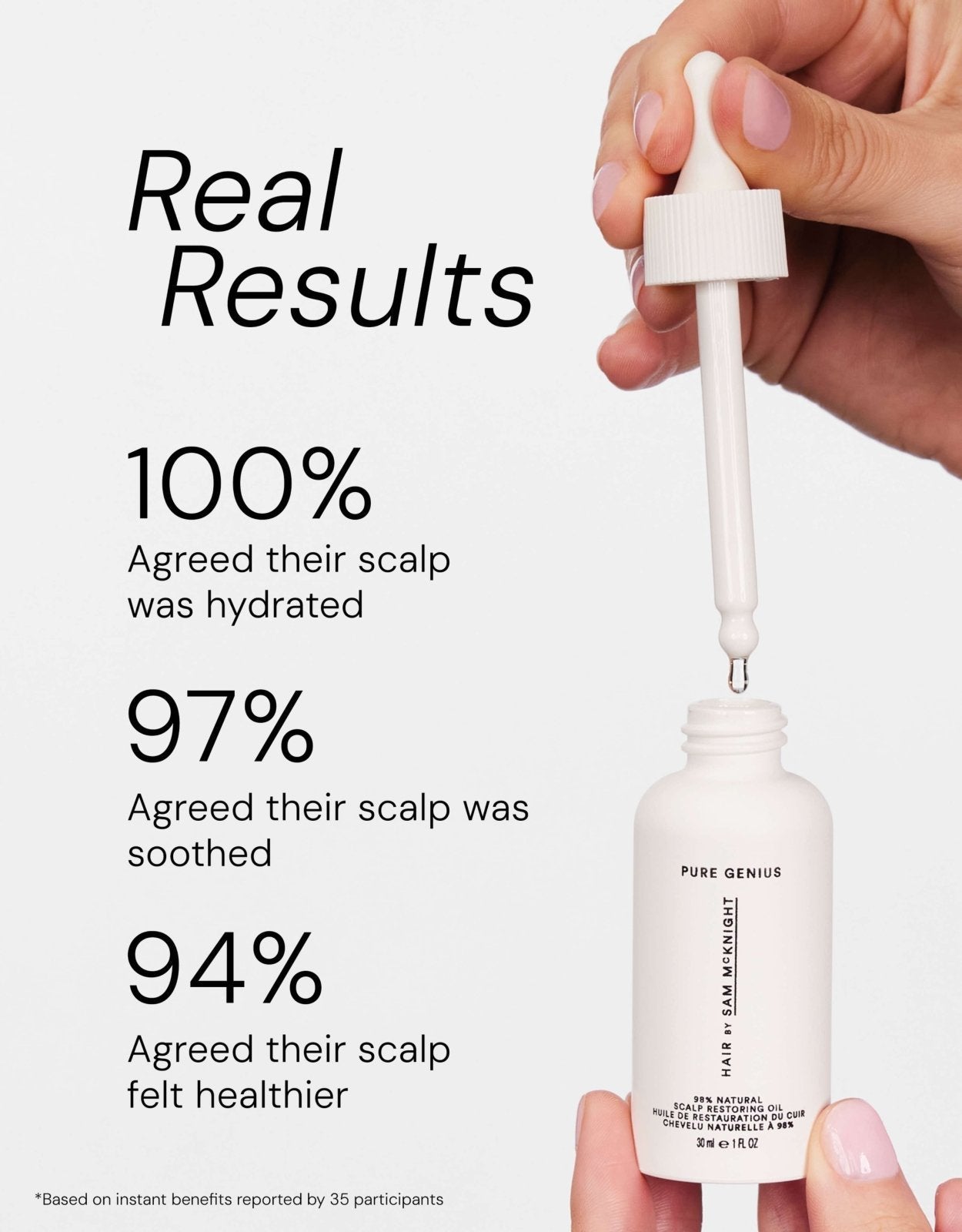 Pure Genius 98% Natural Scalp Restoring Oil