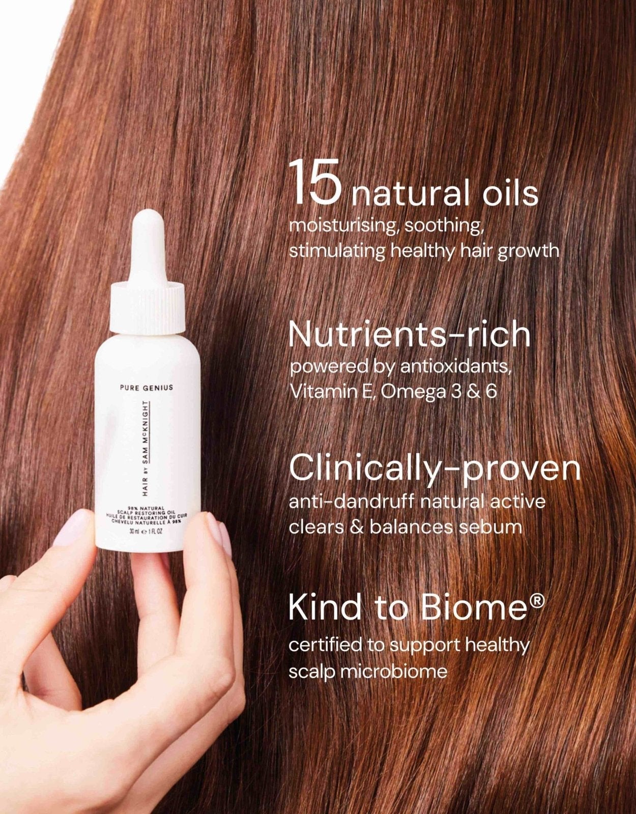 Pure Genius 98% Natural Scalp Restoring Oil
